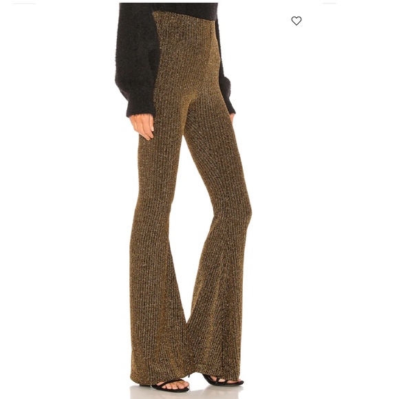 Show Me Your Mumu Bam Bam Bells in Gold Me Up Stripe - Size SMALL - NWOT - Picture 3 of 6